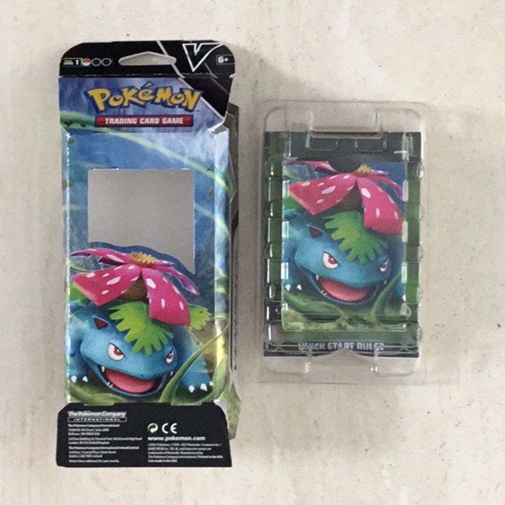 Pokemon Venusaur 2018 V Battle Theme Deck Box Pokemon Cards Authentic TCG - Picture 6 of 14